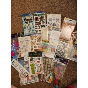 18 Packs of New Stickers, Various Brands Lot 1 B38